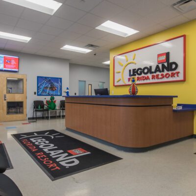 Legoland Florida Resort admin lobby