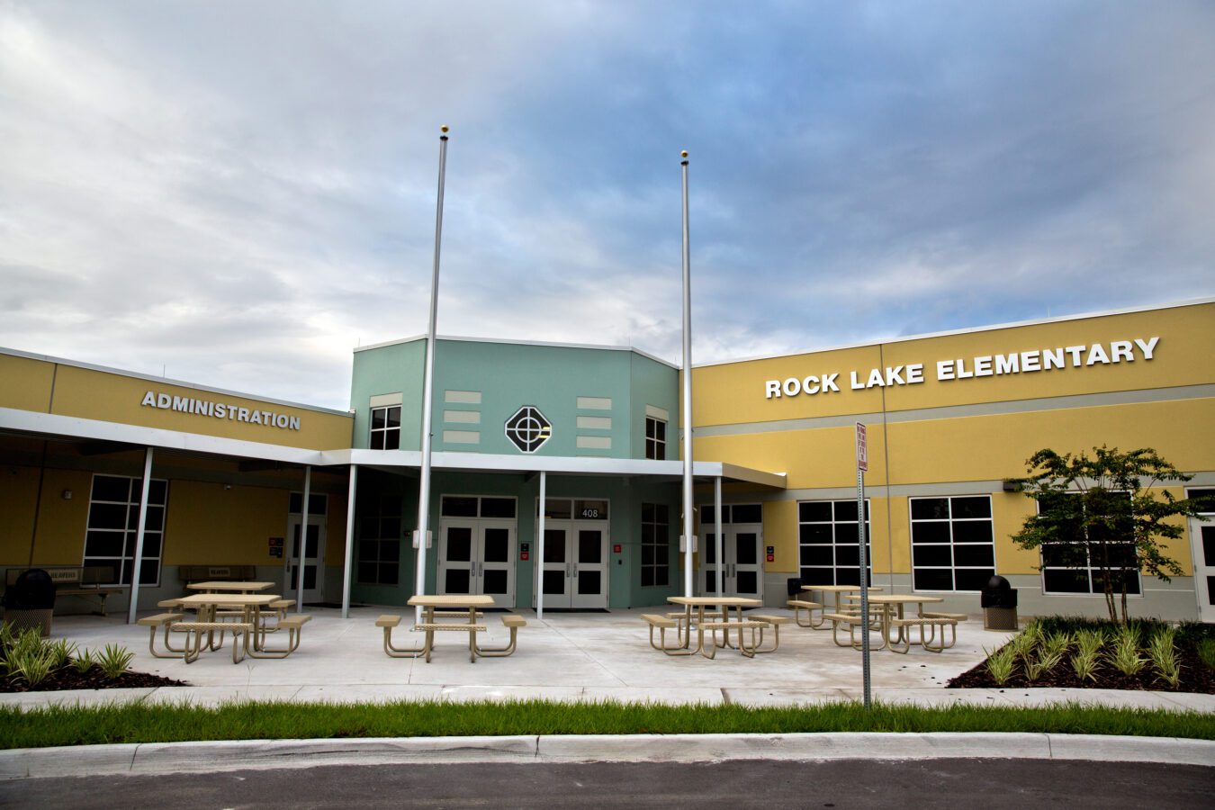 Rock Lake Elementary School Front Exterior