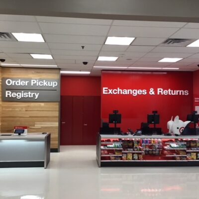 Exchanges and Returns shelf