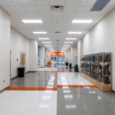Boone High School hallway
