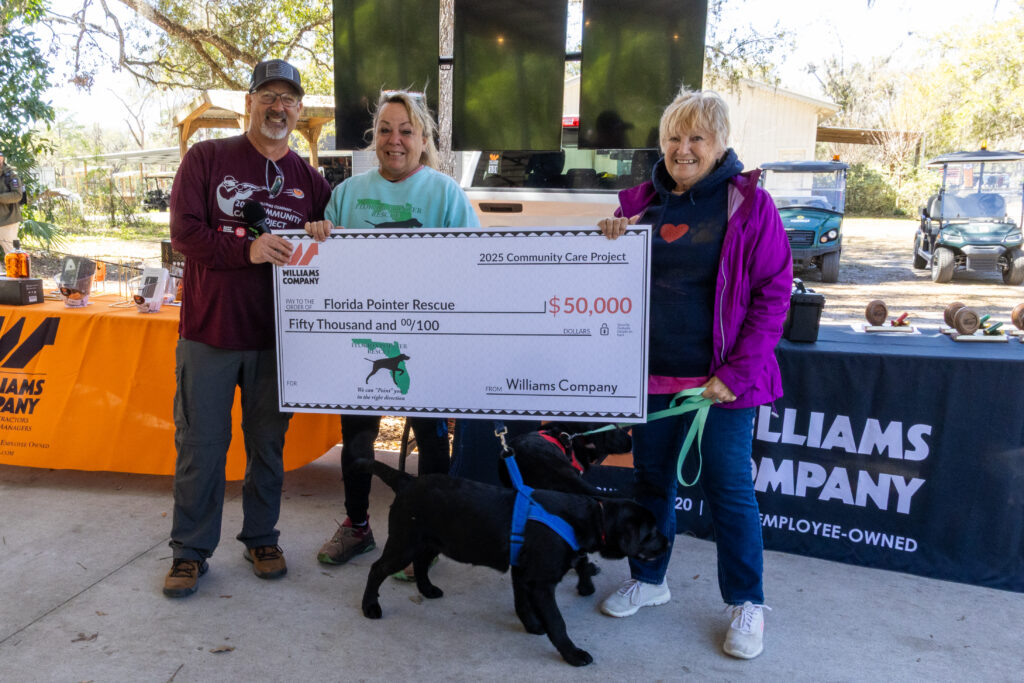 Williams team at habitat for humanity