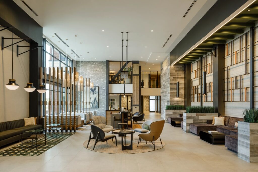 Lobby of Stonefield Apartments