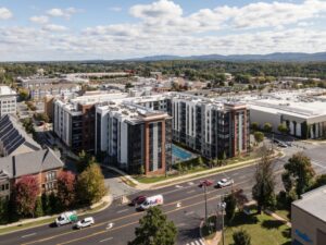 Stonefield Apartments Aerial View